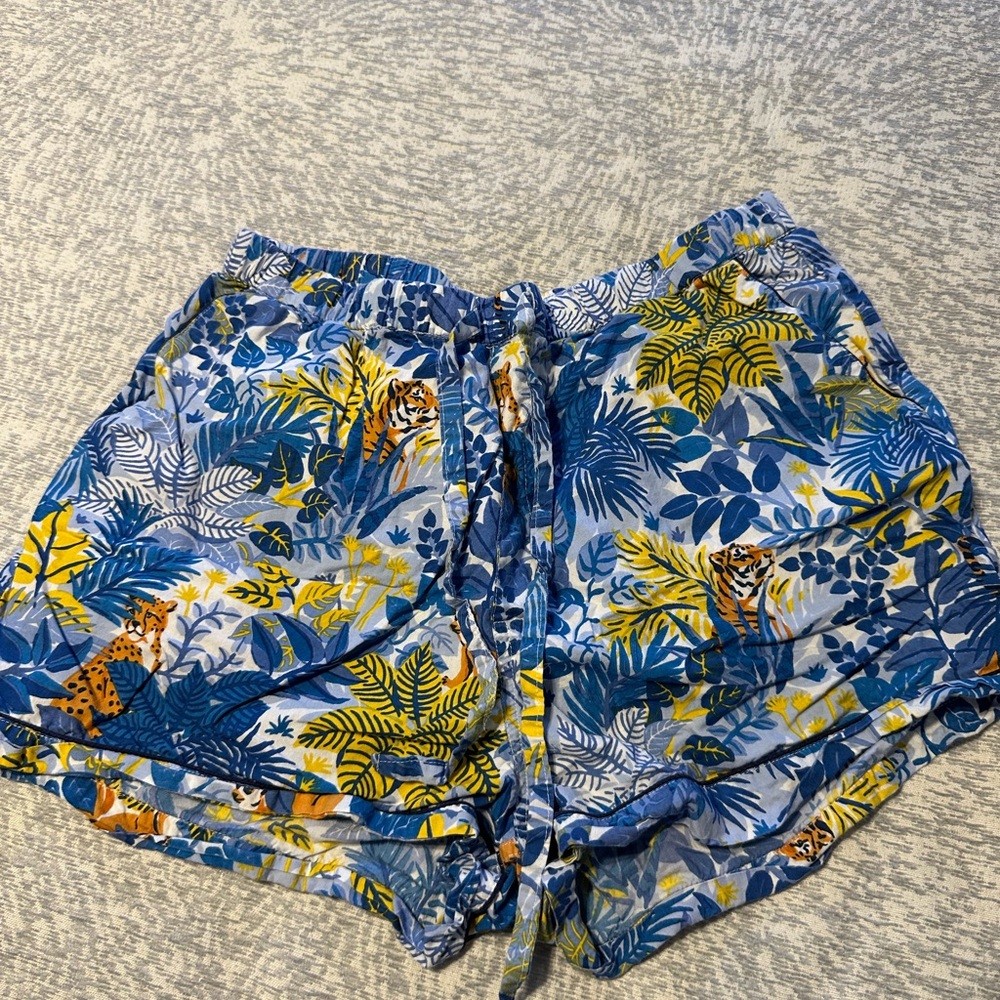 Anthropologie Jungle Pajama Set
